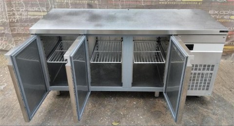 Ψυγείο Πάγκος Συντήρηση Με 3 Πόρτες 179x70x86Cm INOMAK Μεταχειρισμένο 